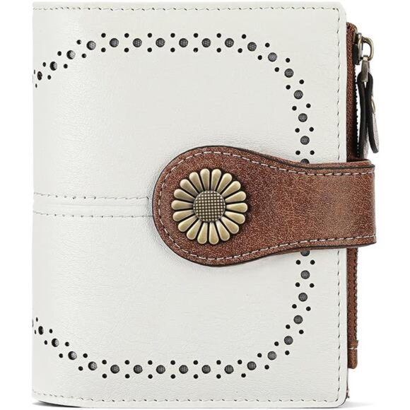 Handbags - Small Womens Wallet Leather Bifold Card Holder RFID Blocking
